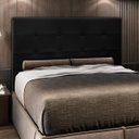 Ver imagem 2 de Cabeceira Cama Box Casal Queen 160cm D10 Safira Corano Preto - Mpozenato