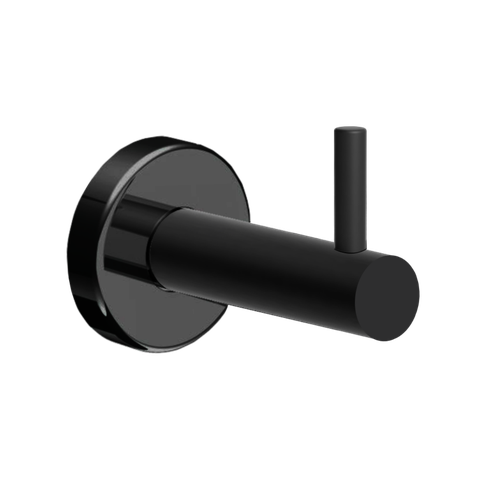 Cabide Gancho para Banheiro Preto Fosco Atenas Grego Metal