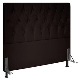 Cabeceira Cama Box Casal King 193cm D10 Topázio Corano Marrom - Mpozenato - 1