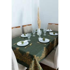Toalha de Mesa Estampada de Natal 1,60 X 2,20 - 6 Lugares