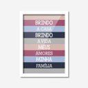 Ver imagem 1 de Quadro Decorativo Brindo a Casa 45cmx33cm Los Quadros
