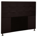 Ver imagem 1 de Cabeceira Cama Box Casal Queen 160cm D10 Safira Corano Marrom - Mpozenato