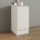 Ver imagem 1 de Balcão 01 Porta 40cm 100% MDF com Tampo Fineze Bege/Areia HP