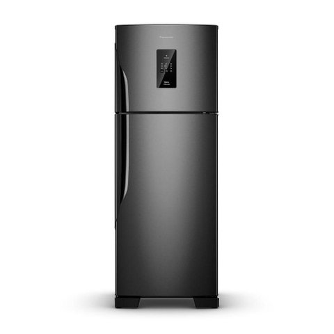 Geladeira Panasonic BT71 Black Inox Look Duplex Frost Free 494L Inverter a - Nr-BT71PV4BA 110V