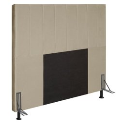 Cabeceira Cama Box Casal King 193cm D10 Jade Corano Bege - Mpozenato - 1