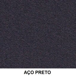 Banqueta Alabama em Estofado Várias Cores Base Aço Preto Tam G - Datelli Design - 2