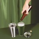 Ver imagem 5 de Copo Térmico de Cerveja Inox 700ml