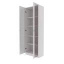 Ver imagem 4 de Kit 3 Armários para Escritório com Portas de Vidro Me4115 Branco