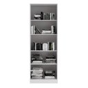 Ver imagem 5 de Kit 3 Armários para Escritório com Portas de Vidro Me4115 Branco
