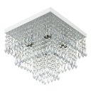 Ver imagem 2 de Kit 1 Lustre Cristal Acr. Sweet + 2 Lustres Spark Branco
