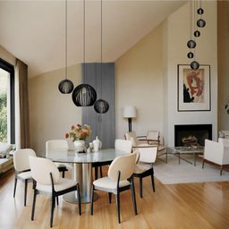 Conjunto Lustres para Sala de Estar e Sala de Jantar Mbm - Preto - 6