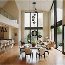Ver imagem 3 de Conjunto Lustres para Sala de Estar e Sala de Jantar Mbm - Preto