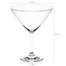 Conjunto 12 Taças de Cristal 210ml Dry para Martínis Drinks Coquetéis Haus Concept - 2