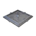 Ver imagem 5 de Tampa Tampão de Chão Alumínio Dupla Vedação Simples 50x50cm