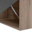 Ver imagem 5 de Armario Aereo Basculante MDF 60 cm Kali 166771 Carvalho Toq Chumbo Nicioli