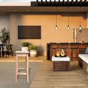 Ver imagem 2 de Banco Banqueta Alta de Madeira 70cm para Balcão Cozinha e Bar