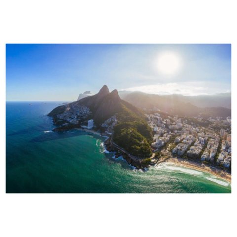 Rio de Janeiro Ii Canaleta 60x40cm Preta