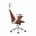 Ver imagem 6 de Cadeira de Escritório Juliette Presidente Giratória Branca - Gran Belo