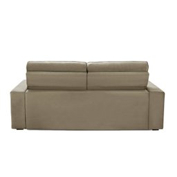 Sofá Decorativo Reclinável e Retrátil 2 Lugares Temiscira 1,60M Veludo Amêndoa - 10