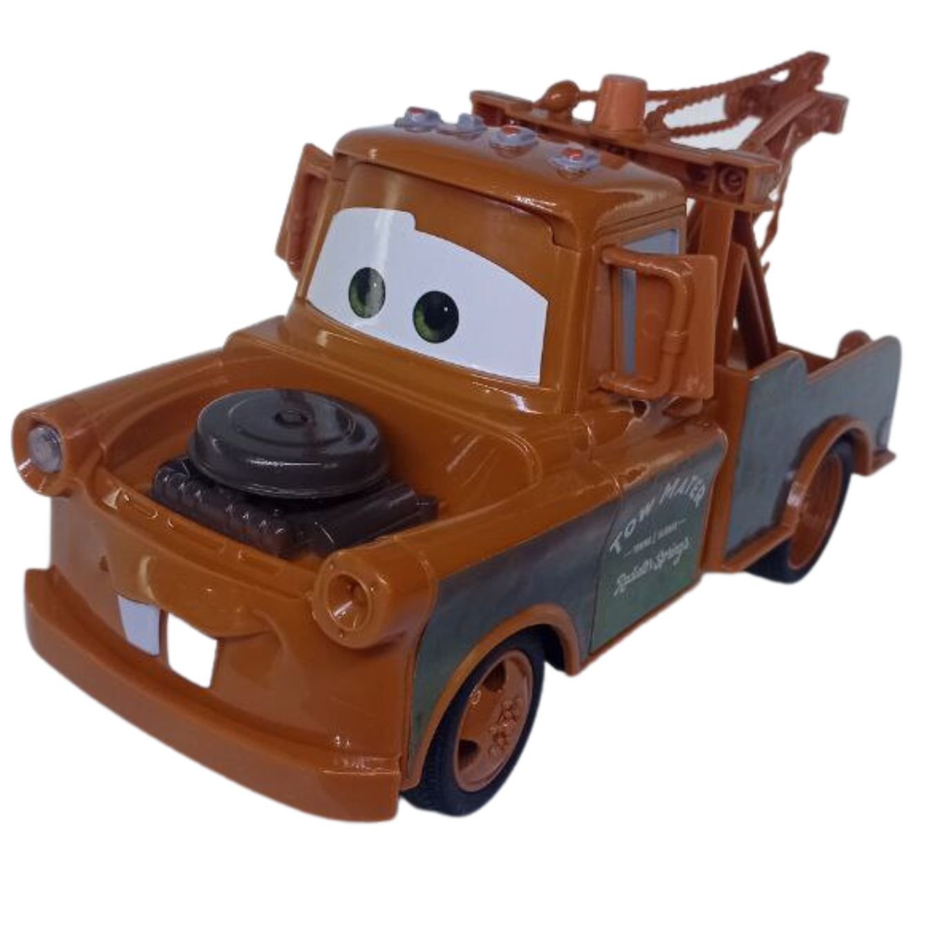 Carrinho Controle Remoto Total Carros Mater Disney - 8