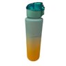 Garrafa Squeeze Motivacional de Plastico AS 750ML Com Trava de Segurança Kawaii - 1