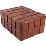 Puff Decorativo Mercury 60x80 Couro Mel - Gran Belo - 10