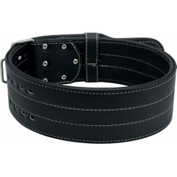 Cinturão Couro Ecológico Fivela Mt Sports Powerlifting 10cm - 2