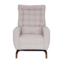 Ver imagem 4 de Poltrona de Amamentação Olivia com Balanço Bebê Completo:tb 196 Linho Rose