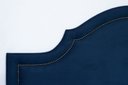 Ver imagem 3 de Cabeceira Queen Para Cama Box Provençal Luxo 160x60 Suede Azul - Tachas Fumê
