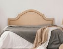 Ver imagem 1 de Cabeceira King para Cama Box Provençal Luxo 193x60 Suede Bege - Tachas Fumê
