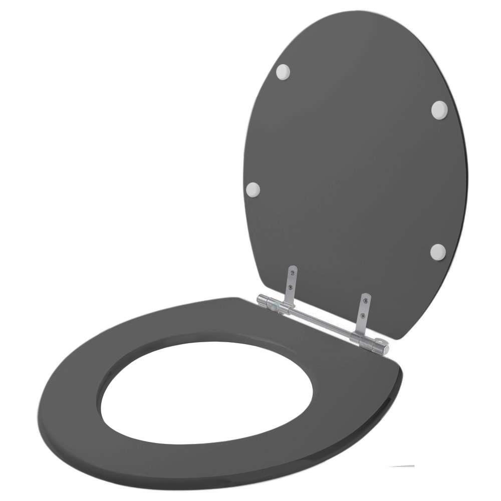 Assento Sanitário Laqueado Evolution Cinza Escuro para Vaso Santamarina - 2