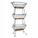 Ver imagem 2 de Fruteira 3 Andares Oval Minas Rústico