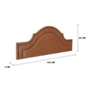 Ver imagem 2 de Cabeceira Casal para Cama Box Provençal Luxo Dupla 140x60 Veludo Terracota - Tachas Fumê