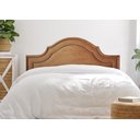 Ver imagem 1 de Cabeceira Casal para Cama Box Provençal Luxo Dupla 140x60 Veludo Terracota - Tachas Fumê