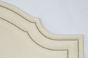 Ver imagem 3 de Cabeceira Queen para Cama Box Provençal Luxo Dupla 160x60 Suede Off White - Tachas Prata