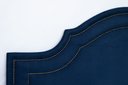Ver imagem 3 de Cabeceira Queen para Cama Box Provençal Luxo Dupla 160x60 Suede Azul - Tachas Fumê