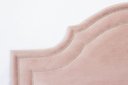 Ver imagem 3 de Cabeceira Queen Para Cama Box Provençal Luxo Dupla 160x60 Veludo Rosê - Tachas Prata
