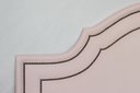 Ver imagem 3 de Cabeceira King para Cama Box Provençal Luxo Dupla 193x60 Courino Rosa - Tachas Fumê