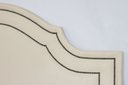Ver imagem 3 de Cabeceira King para Cama Box Provençal Luxo Dupla 193x60 Suede Off White - Tachas Fumê