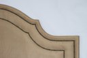 Ver imagem 3 de Cabeceira King para Cama Box Provençal Luxo Dupla 193x60 Suede Bege - Tachas Fumê