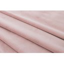 Ver imagem 4 de Cabeceira Casal Para Cama Box Curva Luxo 140x60 Veludo Rosê - Tachas Prata