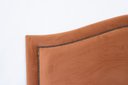 Ver imagem 3 de Cabeceira Casal para Cama Box Curva Luxo 140x60 Veludo Terracota - Fumê