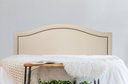 Ver imagem 1 de Cabeceira Queen para Cama Box Curva Luxo 160x60 Courino Off White - Fumê