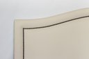 Ver imagem 3 de Cabeceira Queen para Cama Box Curva Luxo 160x60 Courino Off White - Fumê