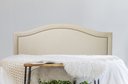 Ver imagem 1 de Cabeceira Queen Para Cama Box Curva Luxo 160x60 Suede Off White - Prata