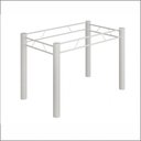 Ver imagem 1 de Base para Mesa de 120x75 Paris Liso Branco Teixeira