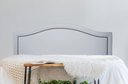 Ver imagem 1 de Cabeceira King para Cama Box Curva Luxo 193x60 Courino Branco - Tachas Fumê
