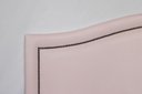 Ver imagem 3 de Cabeceira King para Cama Box Curva Luxo 193x60 Courino Rosa - Tachas Fumê