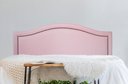 Ver imagem 1 de Cabeceira King para Cama Box Curva Luxo 193x60 Courino Rosa - Tachas Fumê