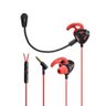 Fone de Ouvido Gamer G9 Red In-Ear com Microfone Destacável - 1